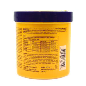Motions back label close-up displaying instructions and safety details clearly