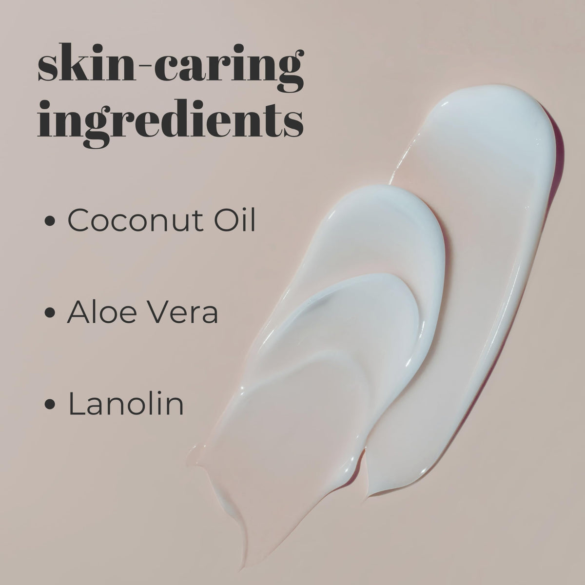 Applying Mountain Ocean lotion on arm to soothe and hydrate skin quickly