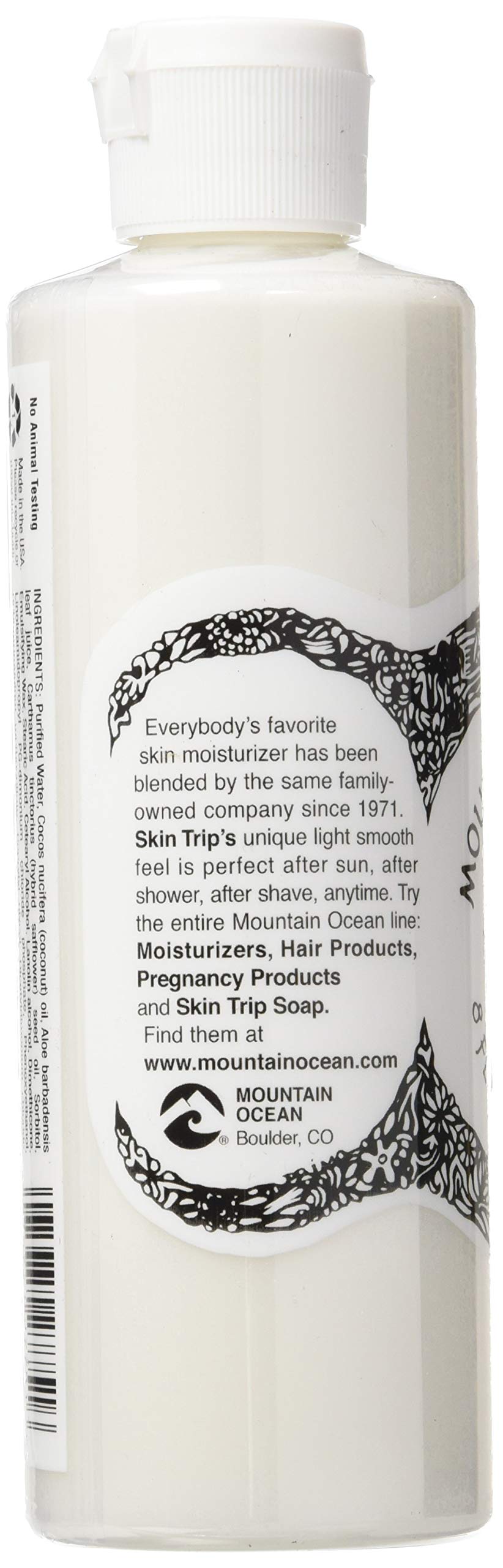 Mountain Ocean lotion in bathroom setting for everyday moisturizing convenience