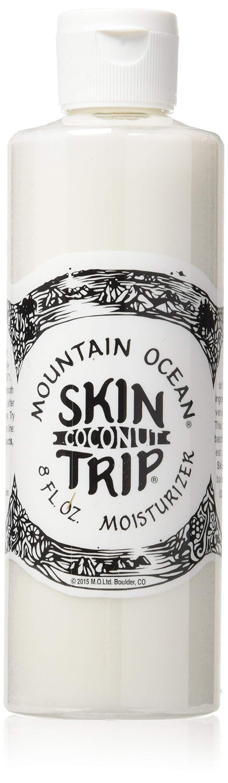 Mountain Ocean bottle front packaging showing label and coconut scent benefit