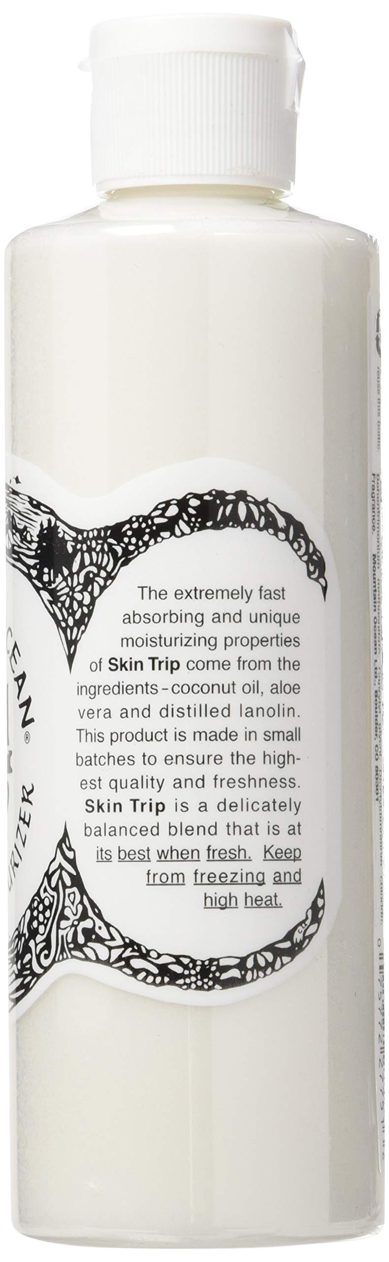 Mountain Ocean lotion texture close-up highlighting fast-absorbing hydration