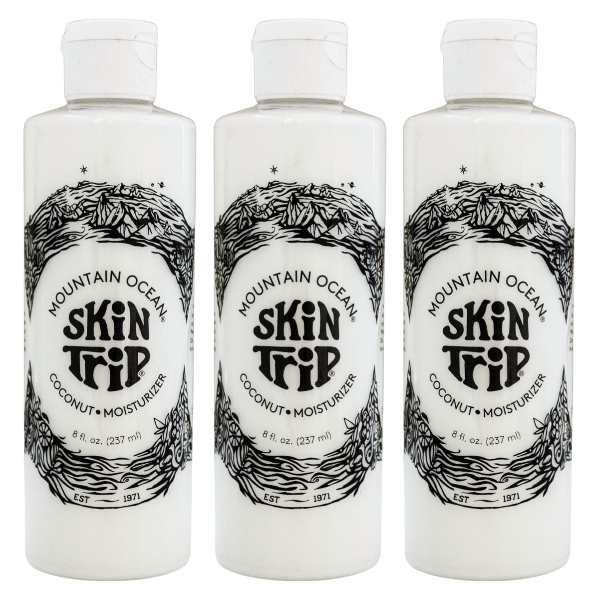 Mountain Ocean front packaging showing updated label and 8 oz tube benefits