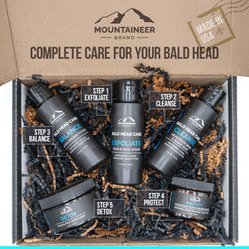 Mountaineer Brand on bathroom shelf lifestyle shot suggesting daily use