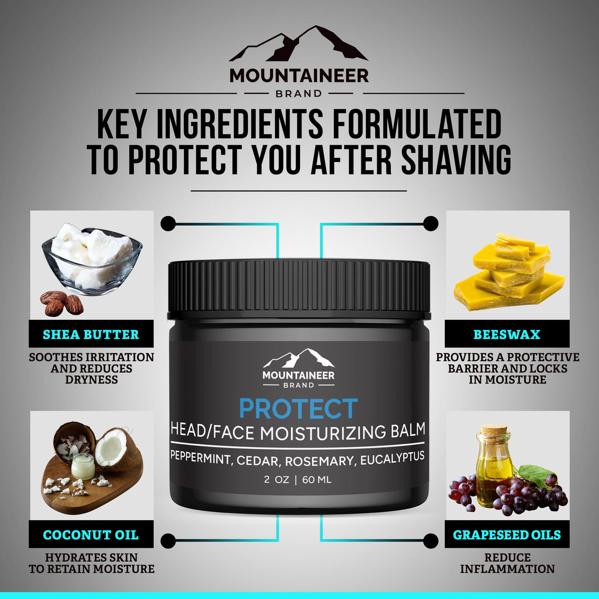 Mountaineer Brand 2oz jar in hand showing compact size and portability
