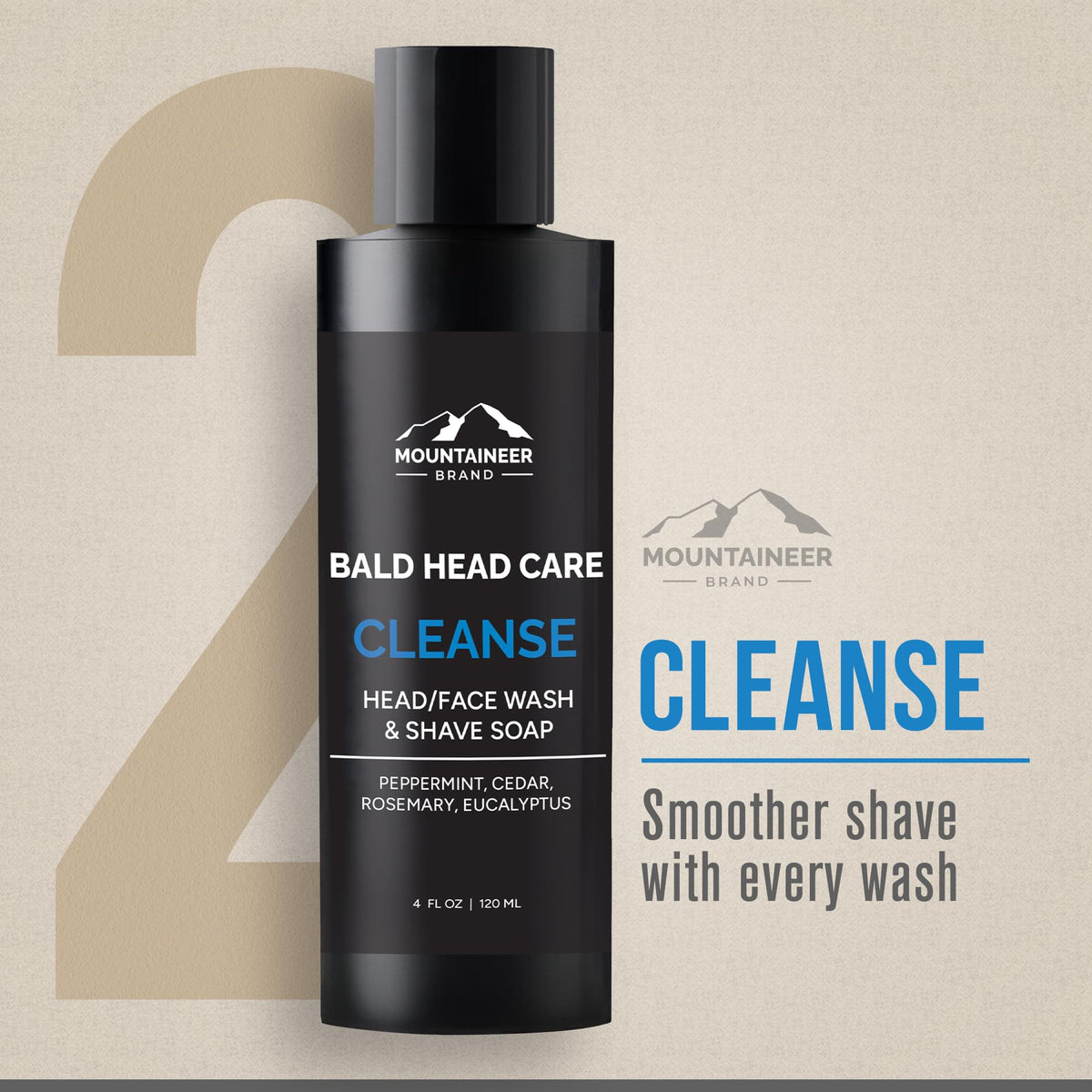 Mountaineer Brand close-up of natural exfoliant texture revealing gentle grit
