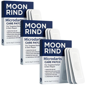 MOYEE front packaging showing three-box leg patch set and benefits