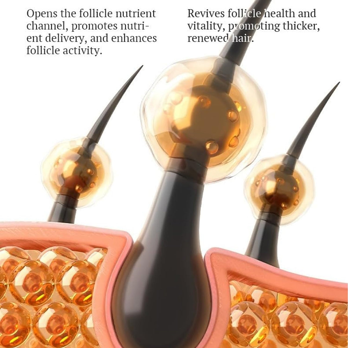 MQN application on scalp demonstration showing targeted placement and improved control