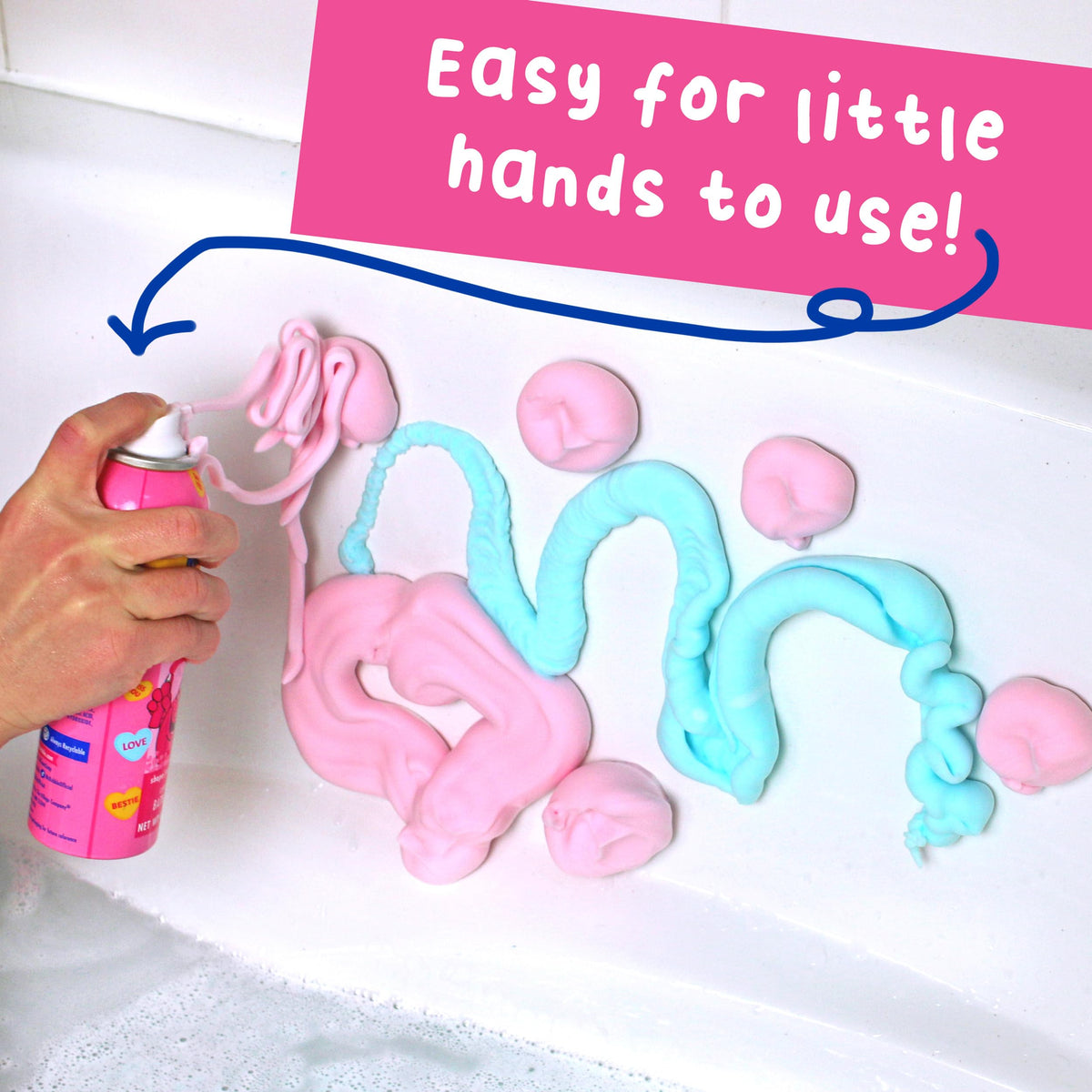 Mr. Bubble bottle label detail highlighting scent and paraben-free gentle formula benefit