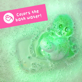 Color splash detail from Mr. Bubble potion illustrating bright safe colors