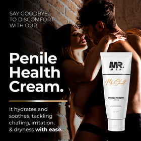 Mr. Men being applied to hand to illustrate gentle application and soothing hydration benefit