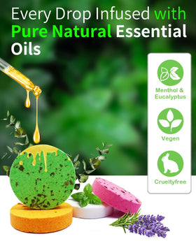 MR MIRYE close-up lavender tablet texture showing natural ingredients benefit