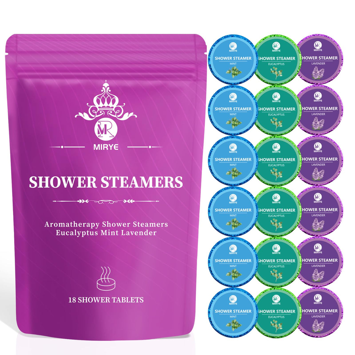 MR MIRYE front packaging showing 18-pack and scent variety for easy gifting