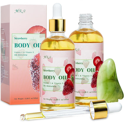 MR.A front packaging showing bottles and strawberry scent benefit hydration