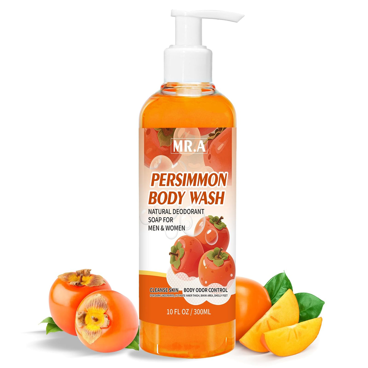 MR.A front bottle view showing product and clear benefits