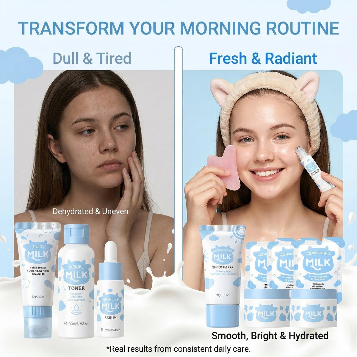 MrCuvaryas cleanser bottle label close-up showing gentle formula and clear instructions benefit