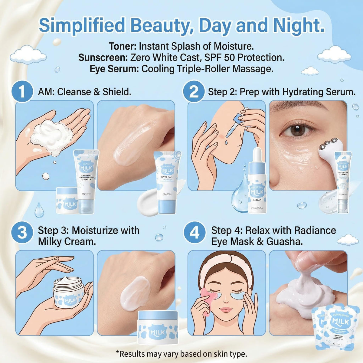 MrCuvaryas moisturizer texture on hand highlighting lightweight hydration benefit