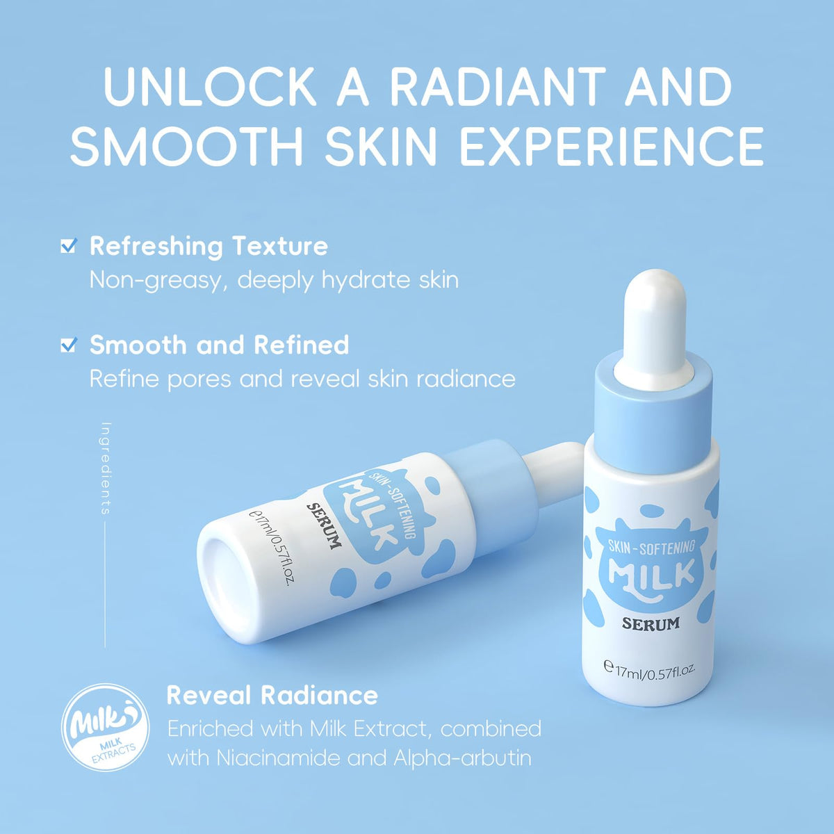 MrCuvaryas serum drop detail highlighting lightweight absorption benefit