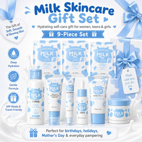 MrCuvaryas sheet masks pack staged to show nourishing milk extract benefits