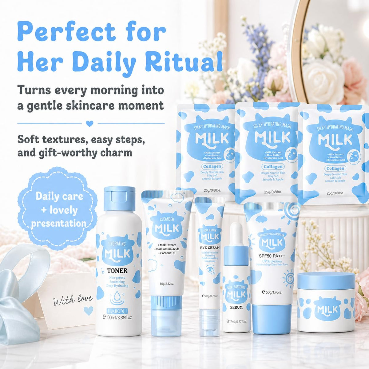 MrCuvaryas sunscreen tube label highlighting broad daily protection and light finish
