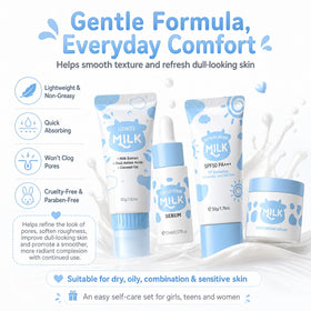 MrCuvaryas travel bag and products packed for on-the-go simple skincare