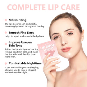 MRECKE mask worn on lips at night demonstrating comfortable fit