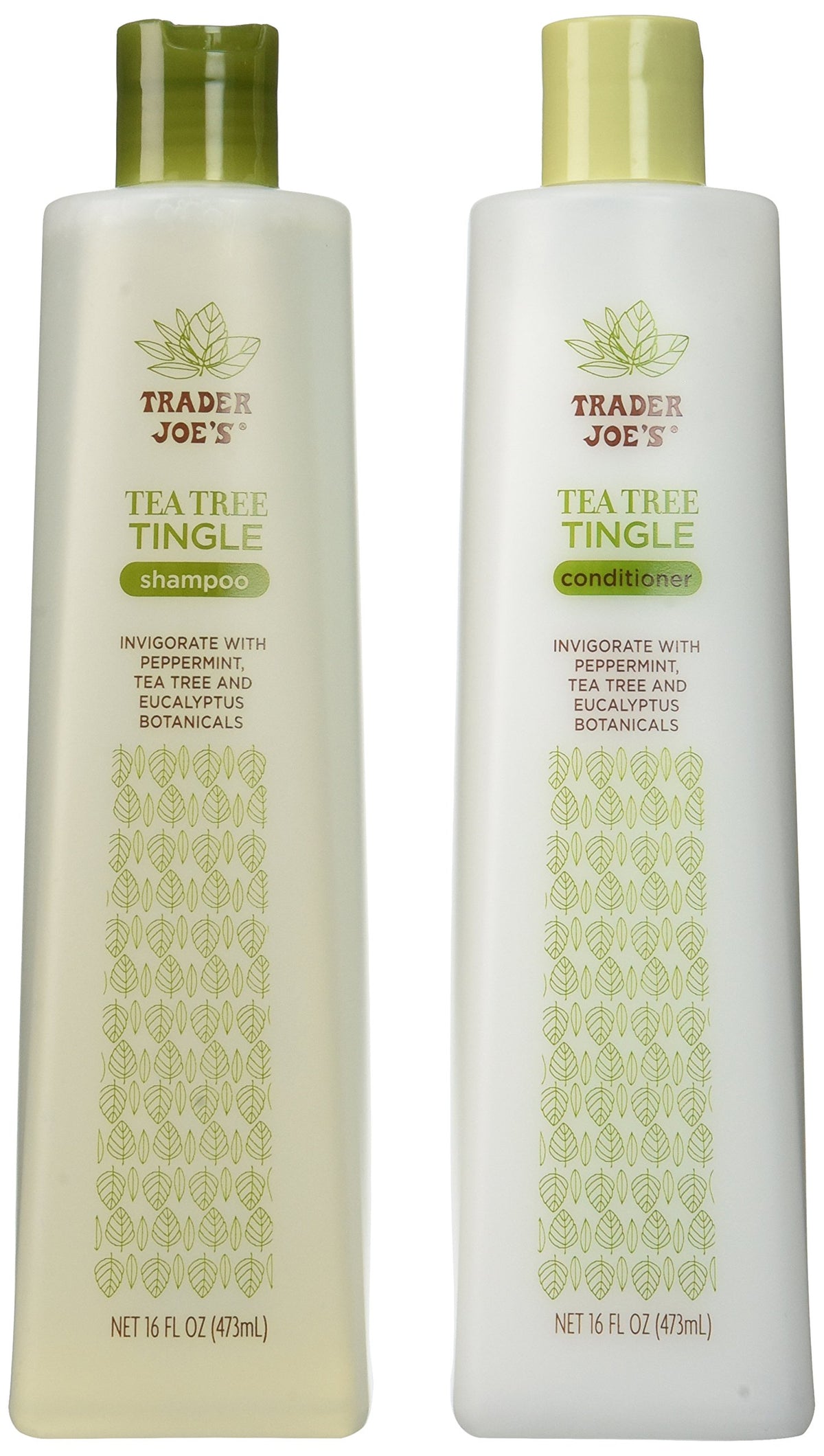 Mroobest Trader Joe's front-packaging showing 16 oz bottles and nourishing benefits