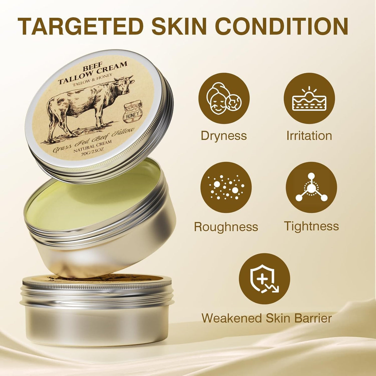 MROUVIK close-up of smooth tallow texture revealing creamy, fast-absorbing consistency