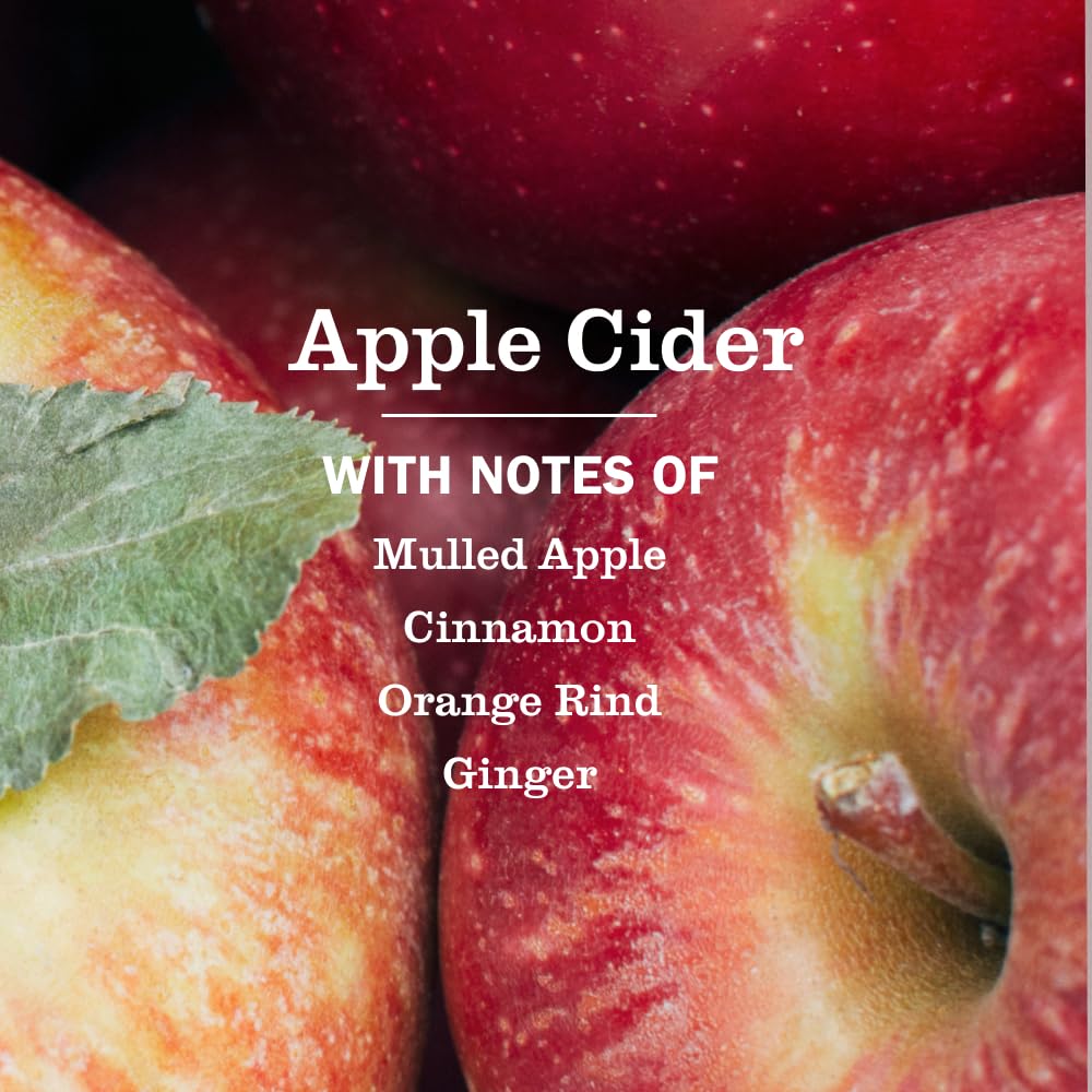 Mrs. Meyer's apple cider pump in use dispensing soap for easy, controlled hand cleansing