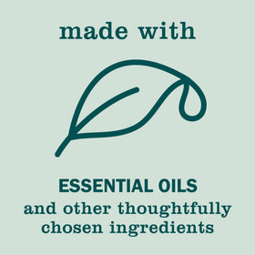 Mrs. MEYER'S bottle in shower setting conveying refreshing forest-inspired scent