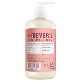 Mrs. MEYER'S Daisy pump top demonstrating easy dispensing and reduced mess