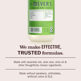 Mrs. MEYER'S soap foam texture illustrating gentle lather that softens skin