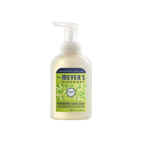 Mrs. Meyer's Lavender label detail emphasizing calming aroma and plant-derived ingredients