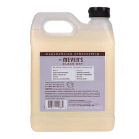 Mrs. MEYER'S lavender foam texture on hand showing gentle lather and moisturizing feel