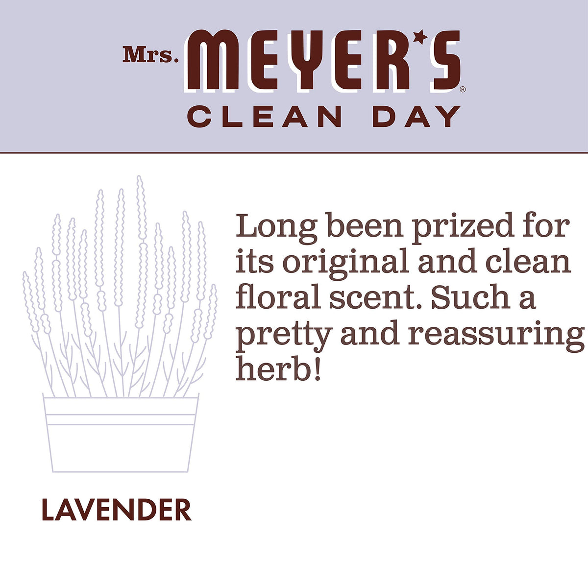 Mrs. MEYER'S lavender lifestyle kitchen setting with refill on counter for welcoming scent