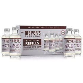Mrs. MEYER'S lavender refill pack front view showing compact concentration benefit