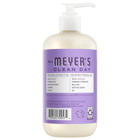 Mrs. MEYER'S Lilac label detail emphasizing floral fragrance and gentle cleansing