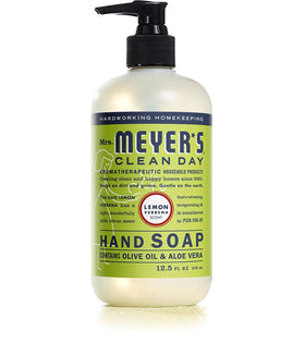 mrs. meyer's rainwater foam texture on hand illustrating gentle cleansing benefit