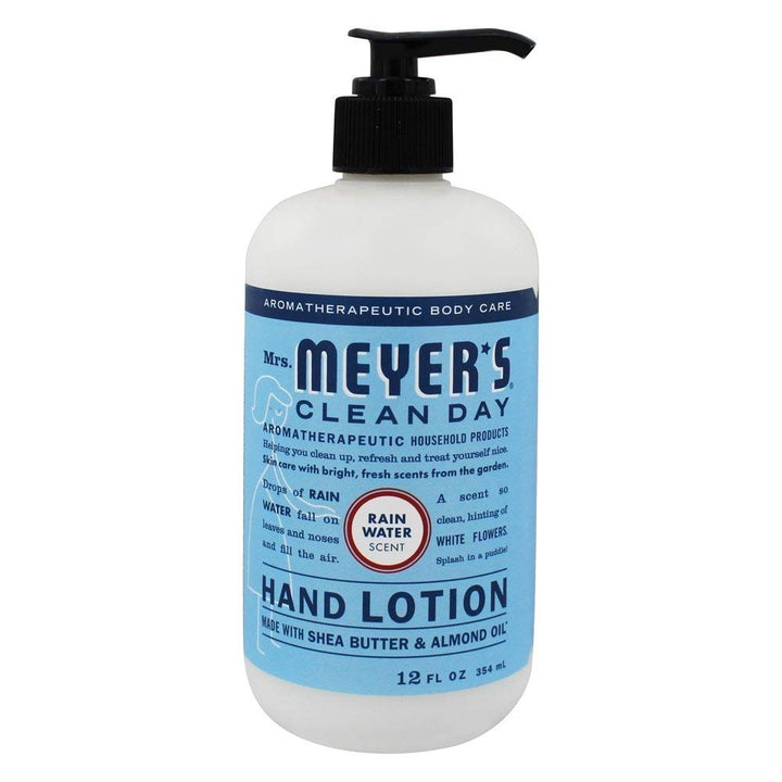 Mrs. MEYER'S front bottle view showing label and size, clear product presentation and benefit