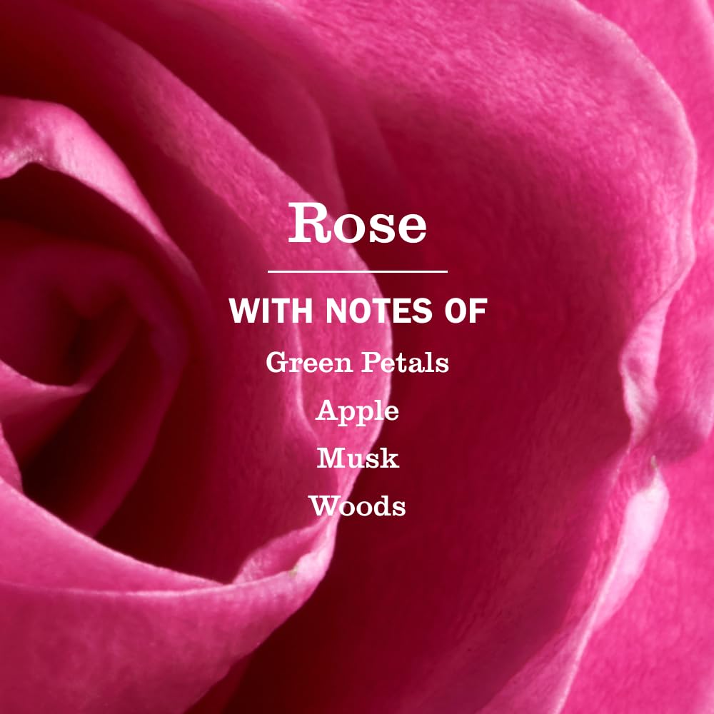 Mrs. Meyer's rose pump close-up highlights easy dispensing and spill control