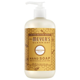 Mrs. MEYER'S soap lather closeup illustrating gentle foam and moisturizing texture for soft hands