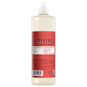 Mrs. MEYER'S bottles staged by kitchen sink demonstrating coordinated cleaning routine