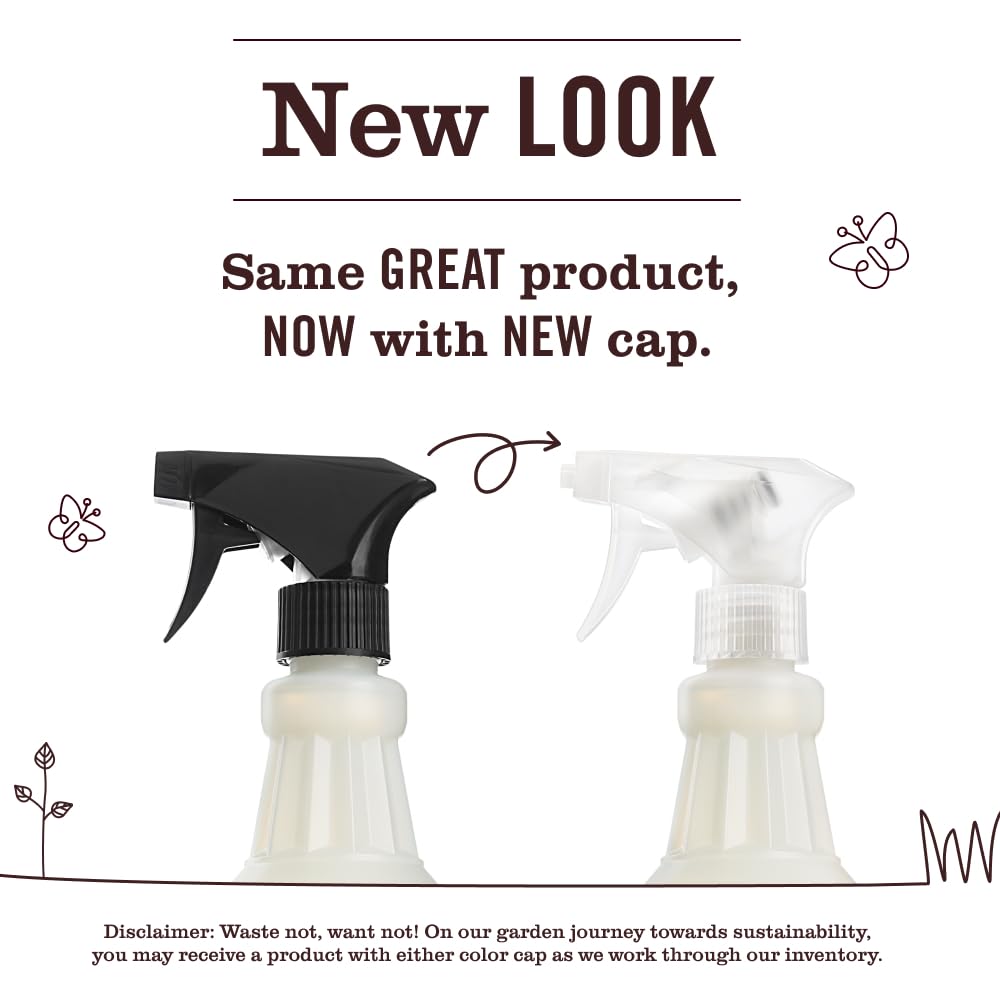 Mrs. MEYER'S multi-surface spray nozzle aimed at counter for quick surface refresh