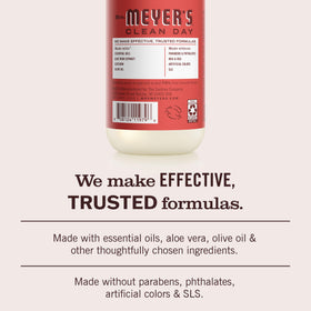 foam texture from mrs. meyer's soap demonstrating gentle, non-drying lather