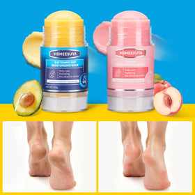 MSMEESUYA applying balm to heel for softer, smoother skin