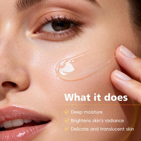 MSMEESUYA applying serum on skin to boost hydration and smoothness