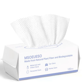 MSOEUESO front packaging showing 100-count pop-up pack for travel convenience
