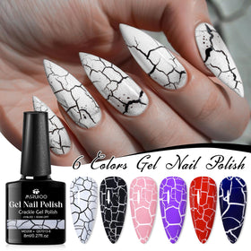 MSRUIOO black crackle texture detail revealing bold patterned effect