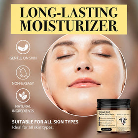 MTGBO on bathroom vanity alongside skincare items suggesting daily routine use