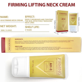 Mtmult AH-8 used on décolletage to firm chest area benefit