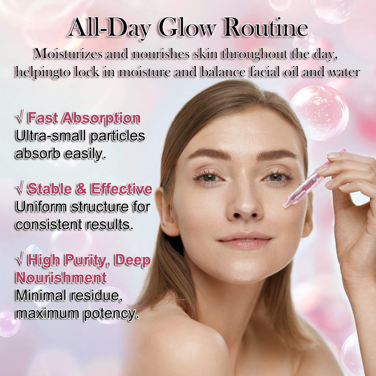 Mtmult ampoule in nighttime skincare routine demonstrating layering benefit